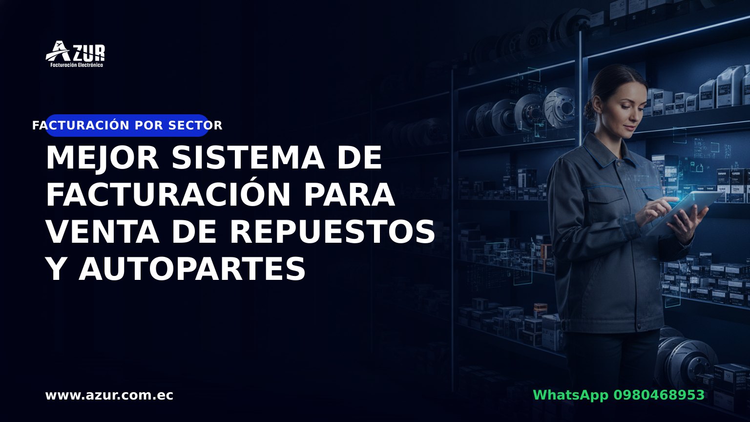 Mejor sistema de facturación para venta de repuestos y autopartes