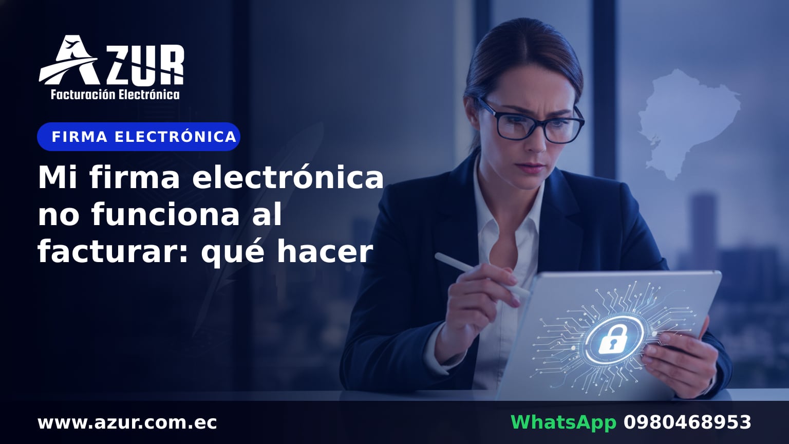 Mi firma electrónica no funciona al facturar: qué hacer