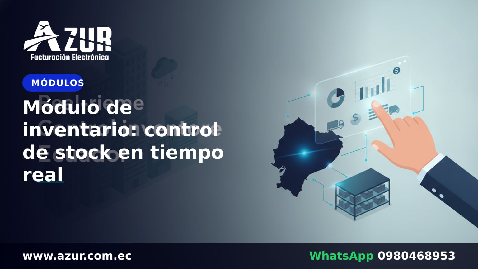 Módulo de inventario: control de stock en tiempo real
