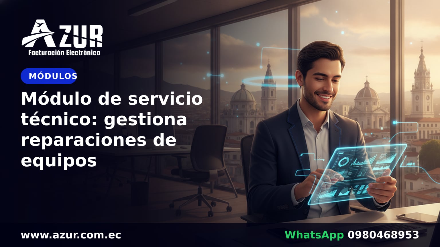 Módulo de servicio técnico: gestiona reparaciones de equipos