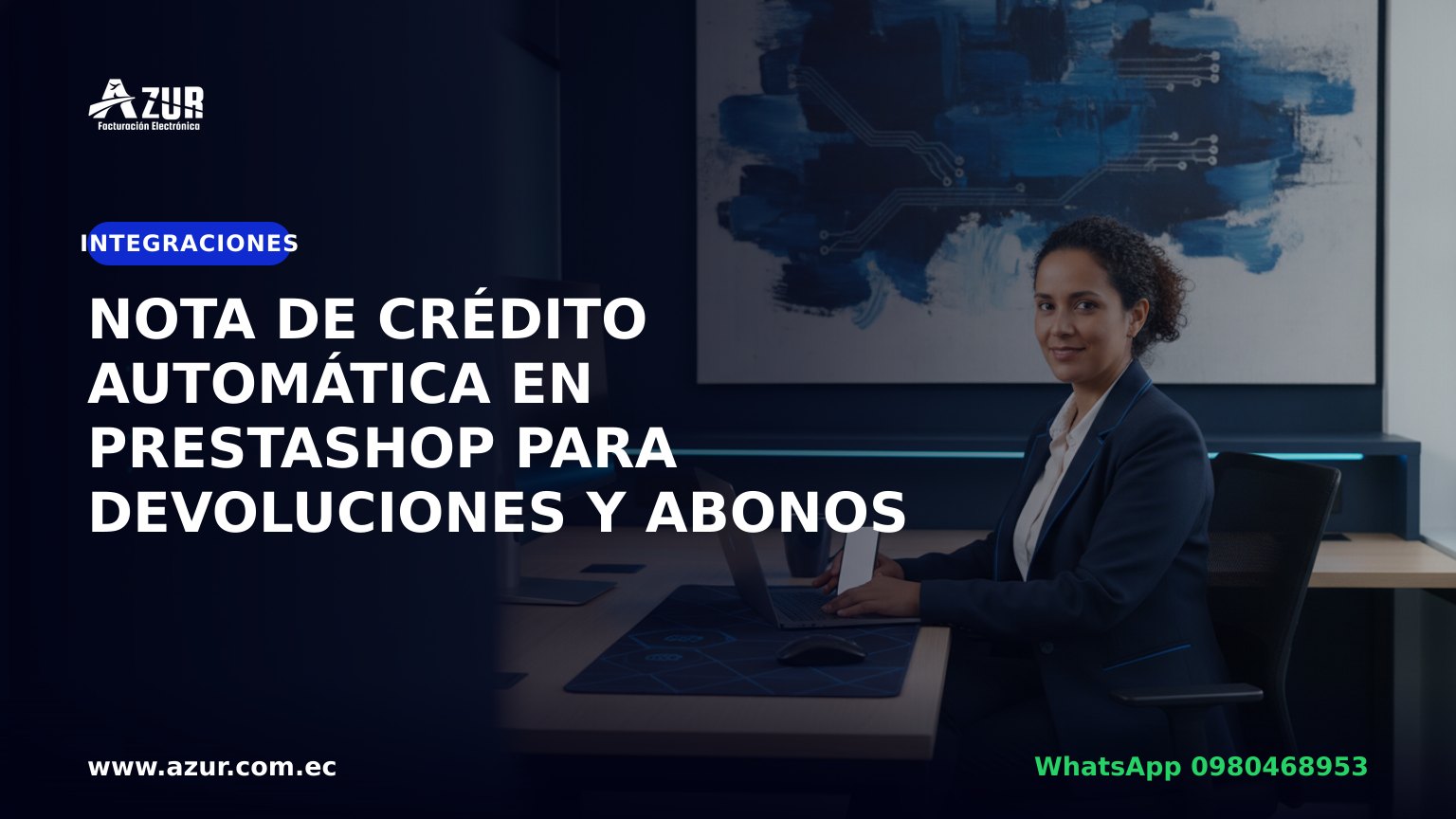 Nota de crédito automática en PrestaShop para devoluciones y abonos