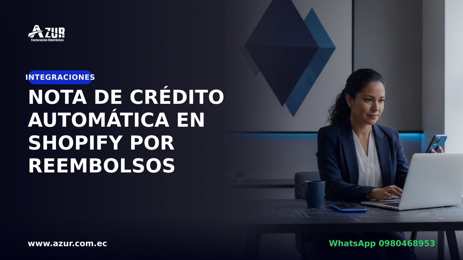 Nota de crédito automática en Shopify por reembolsos