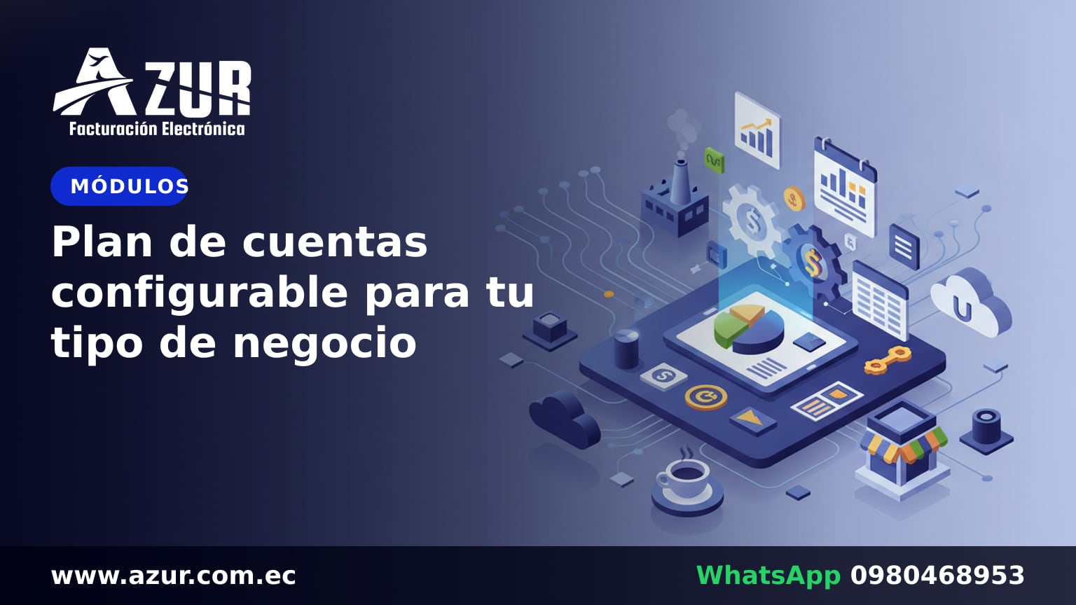 Plan de cuentas configurable para tu tipo de negocio