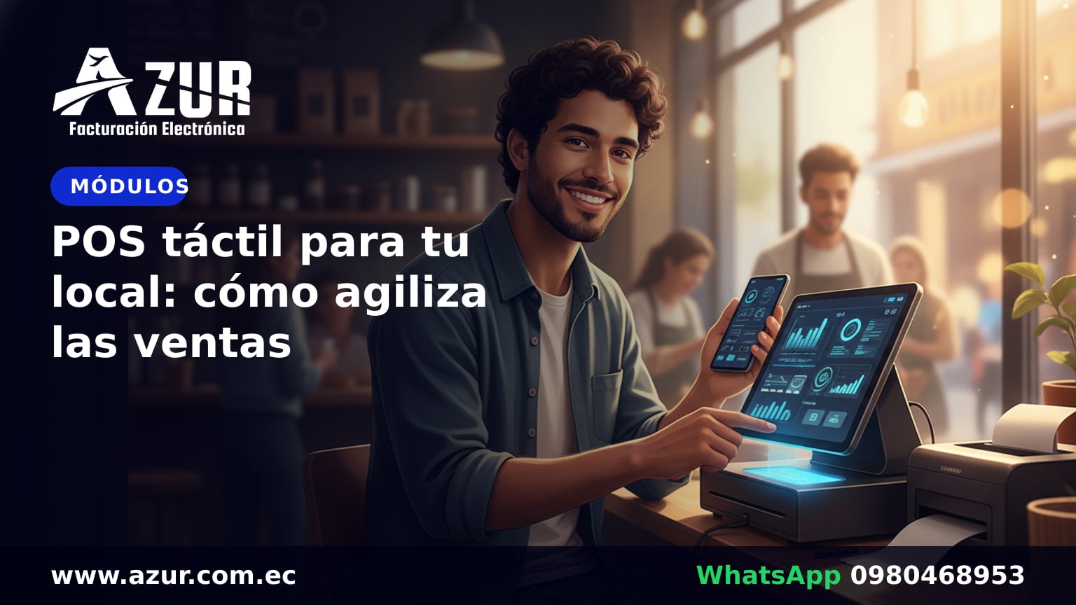 POS táctil para tu local: cómo agiliza las ventas