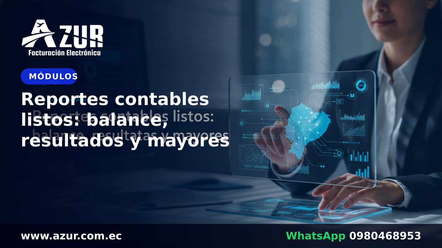 Reportes contables listos: balance, resultados y mayores