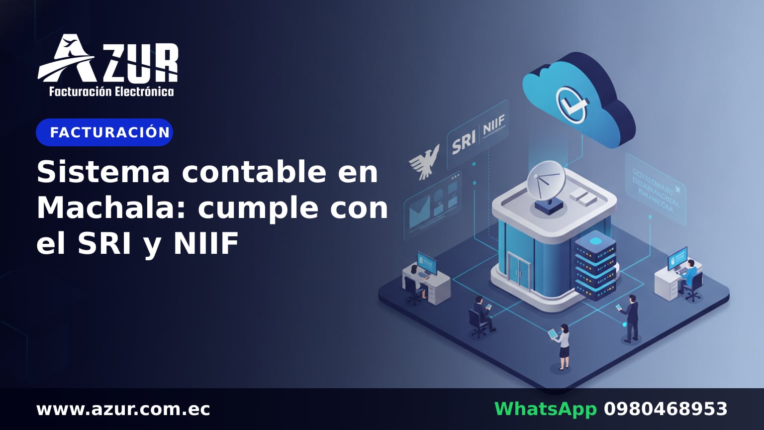 Sistema contable en Machala: cumple con el SRI y NIIF