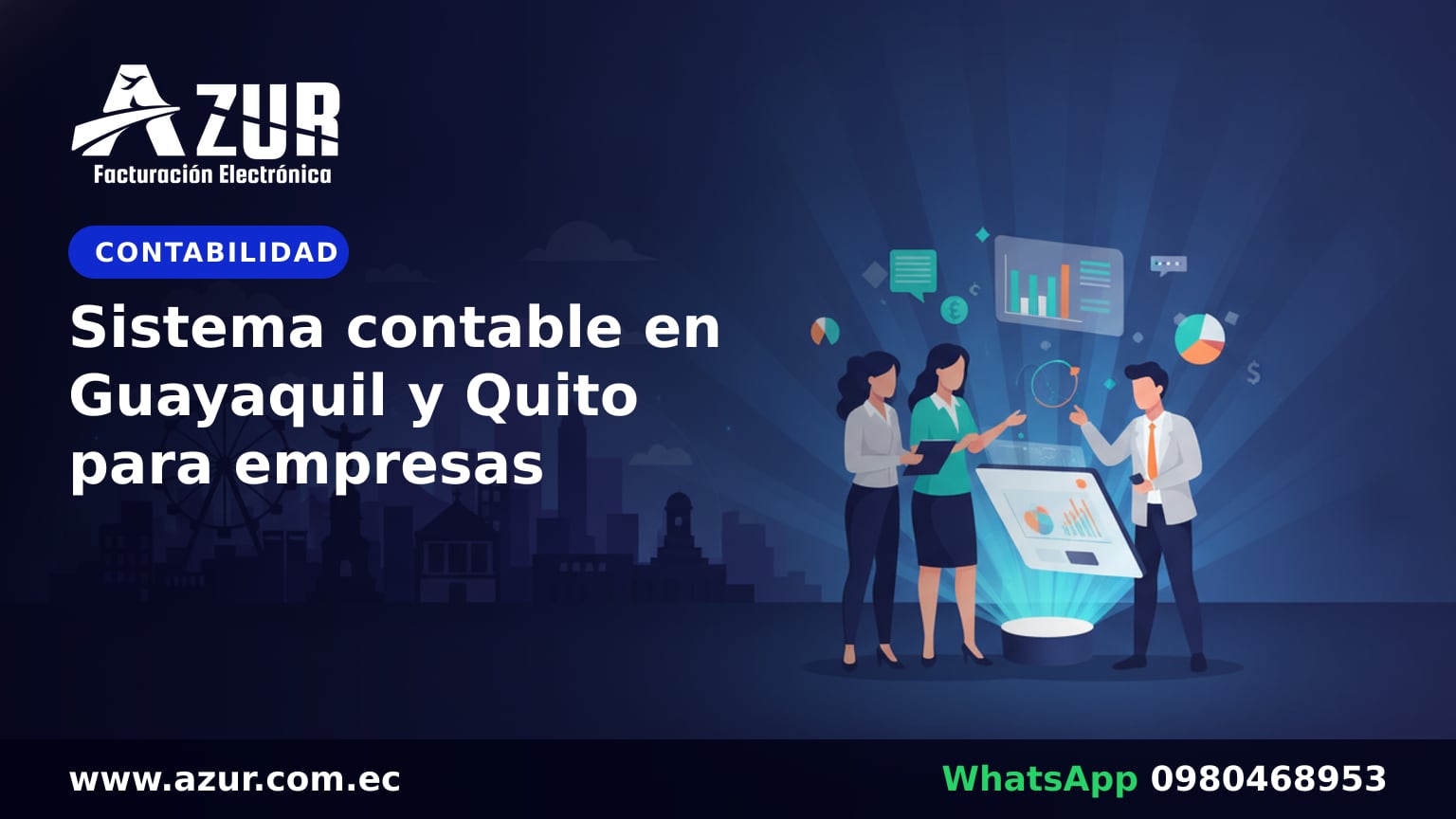 Sistema contable en Guayaquil y Quito para empresas