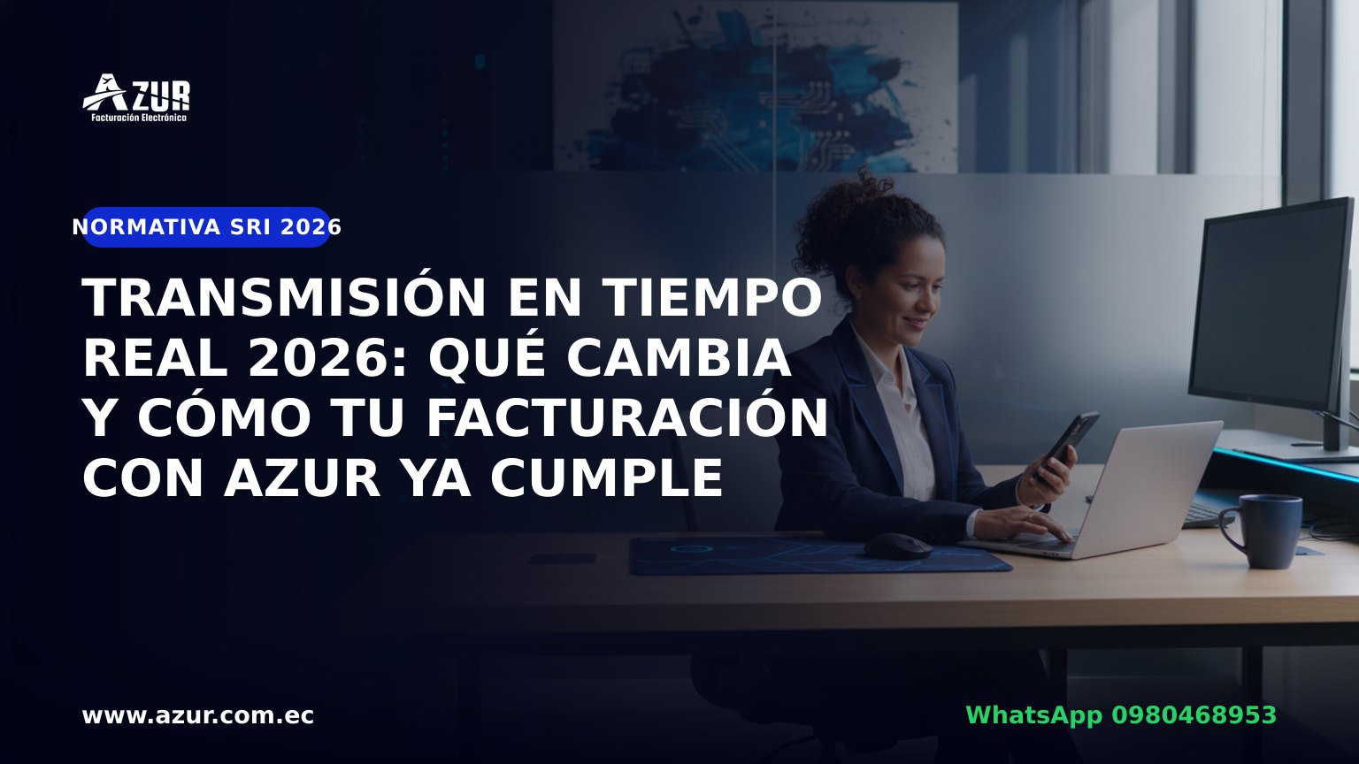 Transmisión en tiempo real 2026: qué cambia y cómo tu facturación con AZUR ya cumple