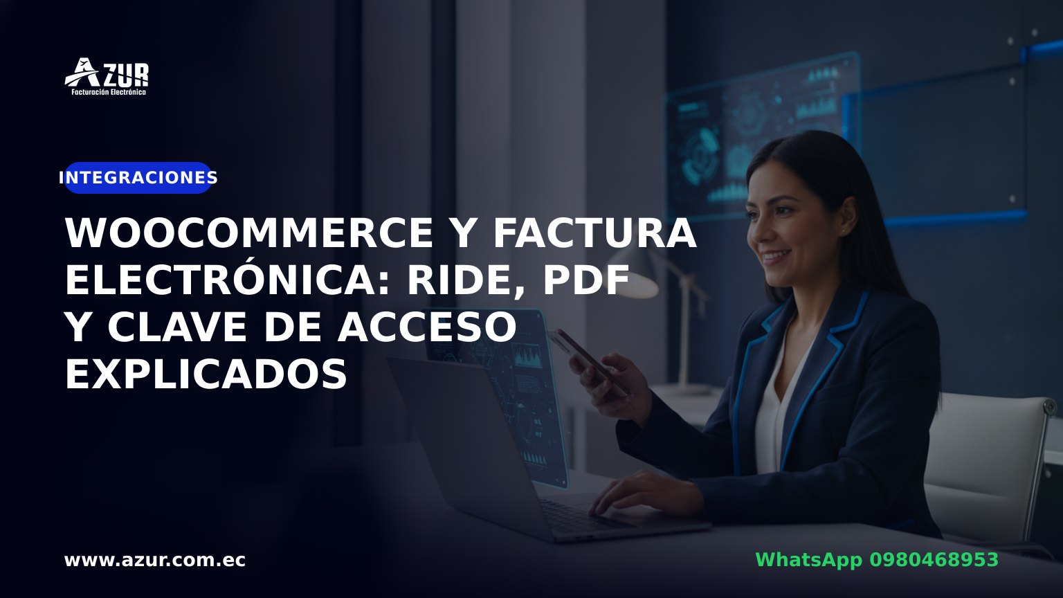 WooCommerce y factura electrónica: RIDE, PDF y clave de acceso explicados