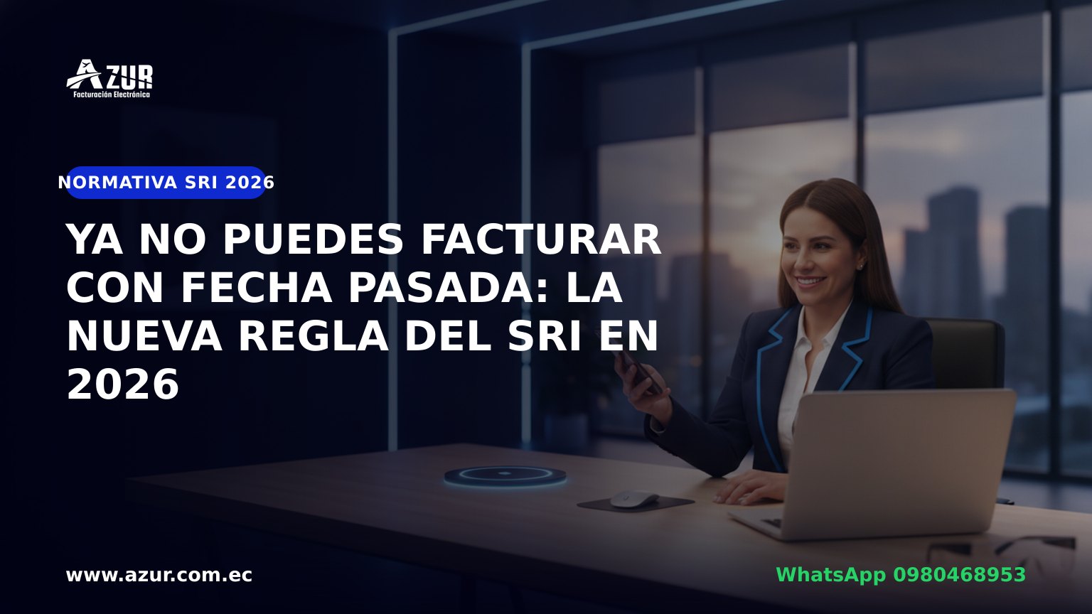 Ya no puedes facturar con fecha pasada: la nueva regla del SRI en 2026